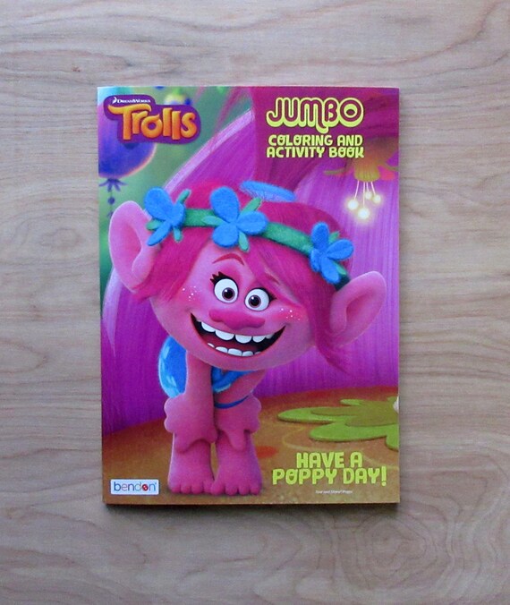 Trolls Jumbo Coloring And Activity Book Have A Poppy Day