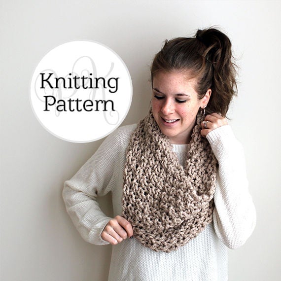 Knitting Pattern Wicomico Cowl Instant Download