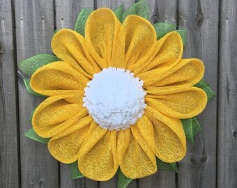 Flower - Handmade Felt & Beadwork Wall Hanging