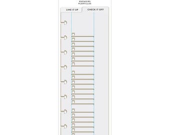Create 365 - Me and My Big Ideas - The Happy Planner - Planner Stencil - Line it up and Check it off