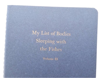 Fishes - Funny Letterpress Notebooks, Jotters, Mini Journals, Cahiers, Carnets