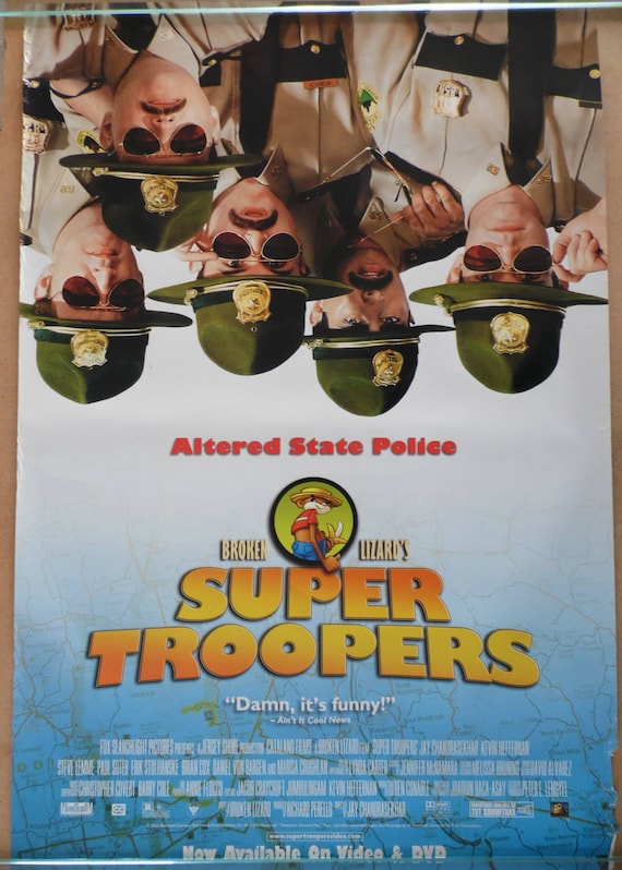 Super Troopers Movie Rental Store Poster