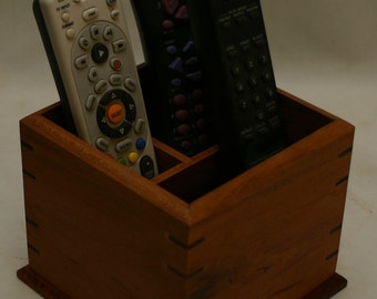 Remote Control Caddy for your TV, sound system, etc. - Cherry #201