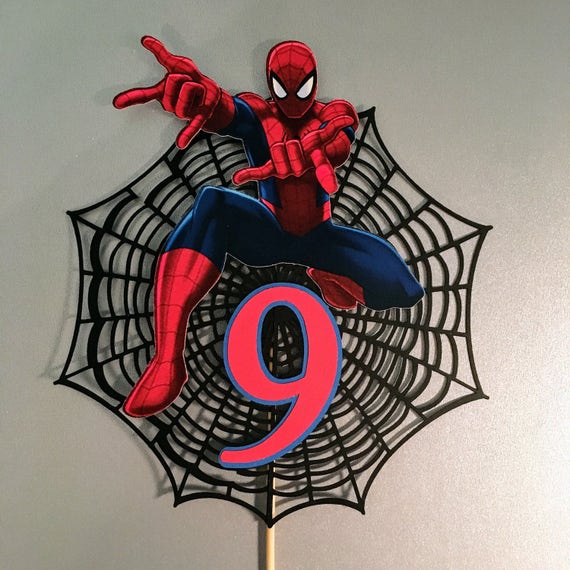spiderman cake topper spiderman centerpiecespiderman