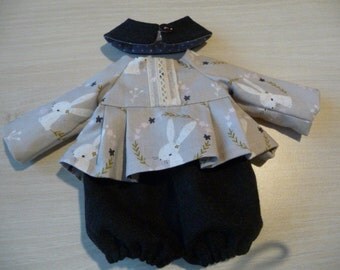 Together for Doll or rabbit in fabric