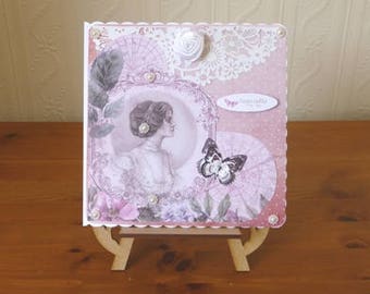 Victorian Style Ladies Birthday Card