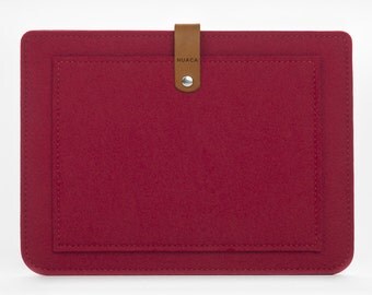 iPad Mini Sleeve - iPad Case - iPad Cover - iPad Mini Felt Leather Case