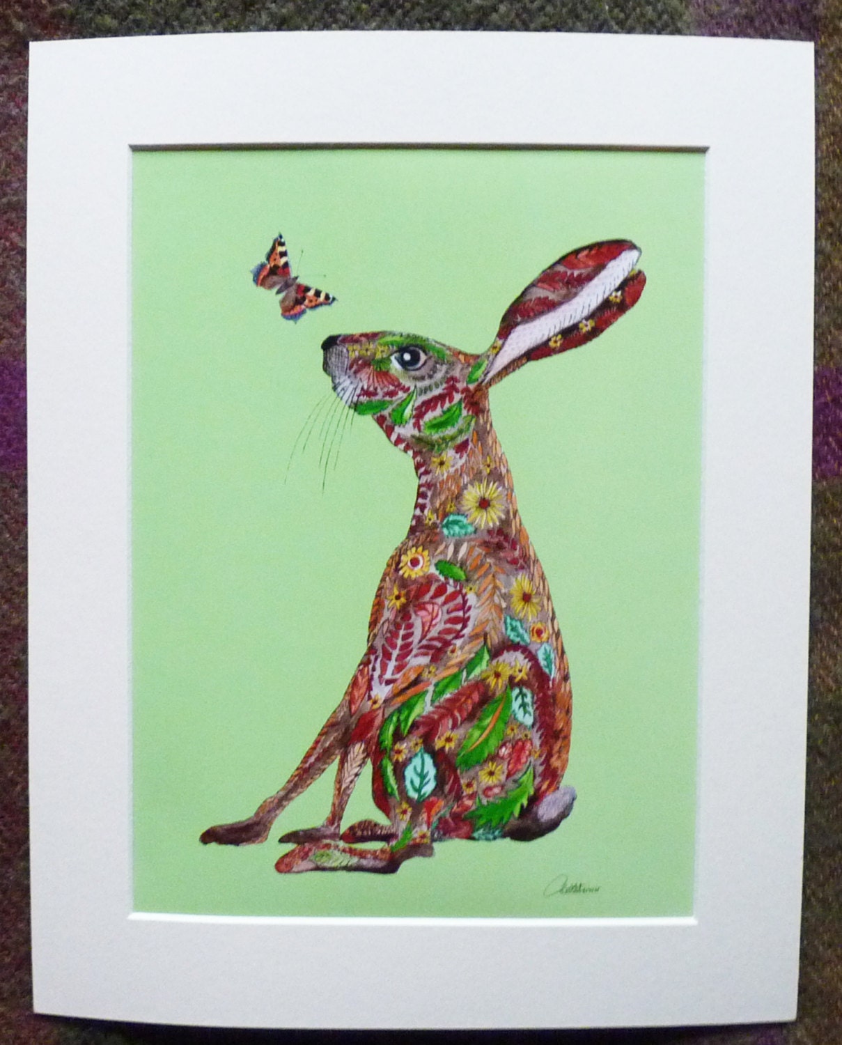 Hare Picture Hare Artwork Hare Wall Art Hare by Canvasbutterfly