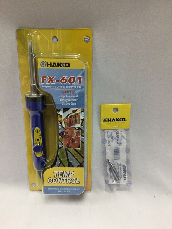 Hakko FX601 Temperature Control Soldering Iron Stained Glass