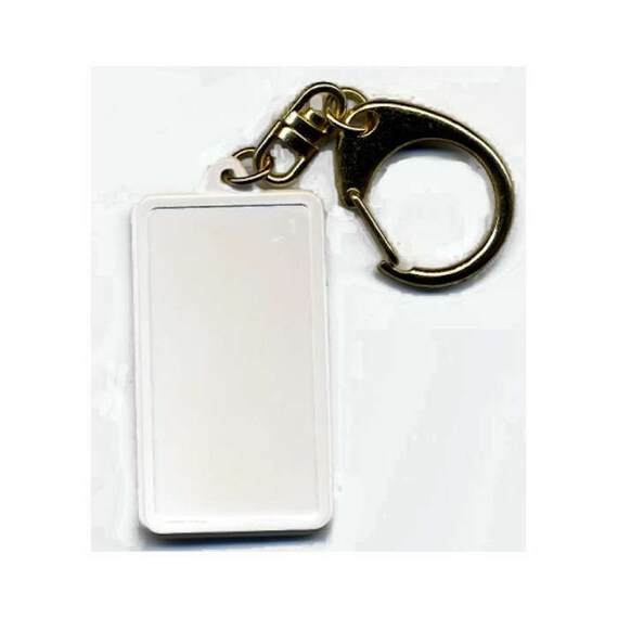 Key Tags Key Chains Blank White Plastic with by