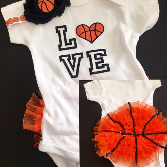 Basketball outfit Baby Basketball Outfit Baby Ruffle Outfit