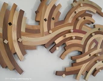 One Of A Kind Artwork, Abstract Art, Architectural Sculpture, Wood Art, Wall Art