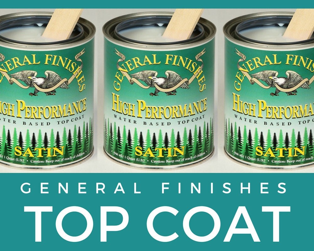 General Finishes High Performance Polyurethane Water Based Top Coat from SparklingLeaf on Etsy