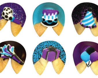 50 Over The Hill BIRTHDAY Fortune Cookies, 30th, 40th, 50th, 60th, 75th Birthday, Party Favors, Custom Gifts, Unique Gifts, Personal Gifts