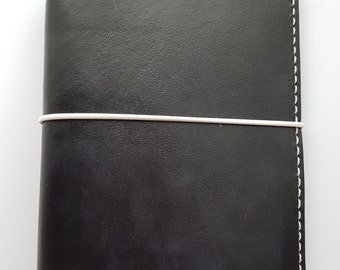 A6 Leather Travelers Notebook Leather Travelers Notebook with Pockets, TN, Journal, Gift, Refillable Leather Notebook Cover