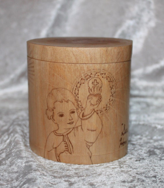 Wooden Rosary Box