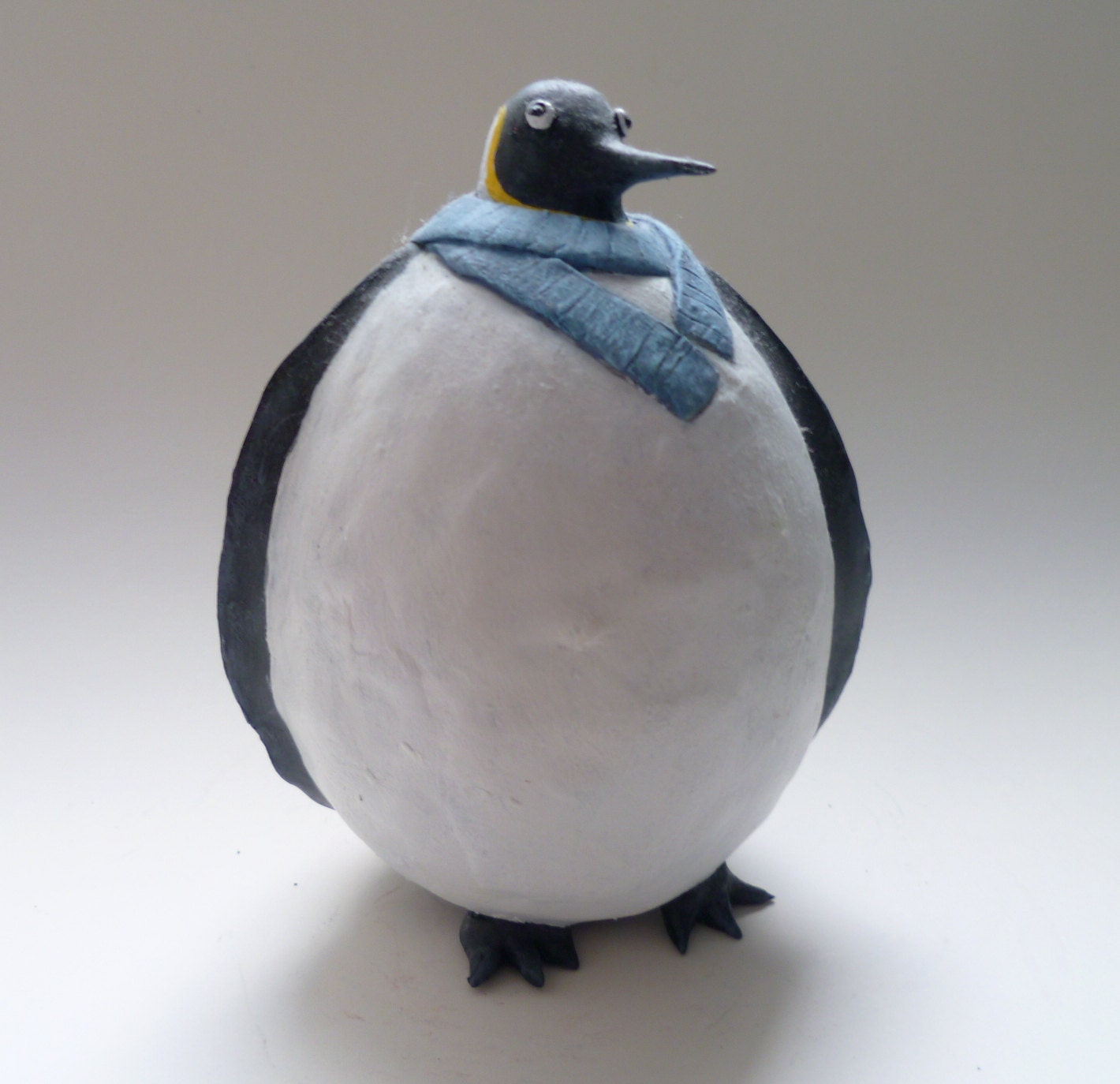 Penguin Sculpture Penguin Figurine Animal By Alanjamesdesigns