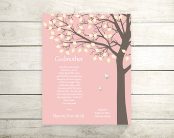 Godmother Baptism Gift Godmother Baptism Gifts Godfather Baptism Gift Baptism Gift for Godparents Baptism Keepsake Gift - 32677G