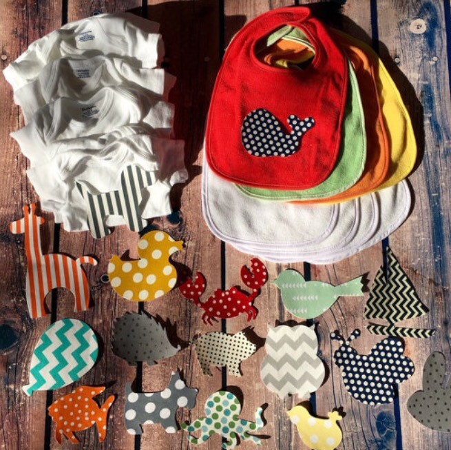 ONESIE® Decorating Station Baby Shower Kit DIY Iron on