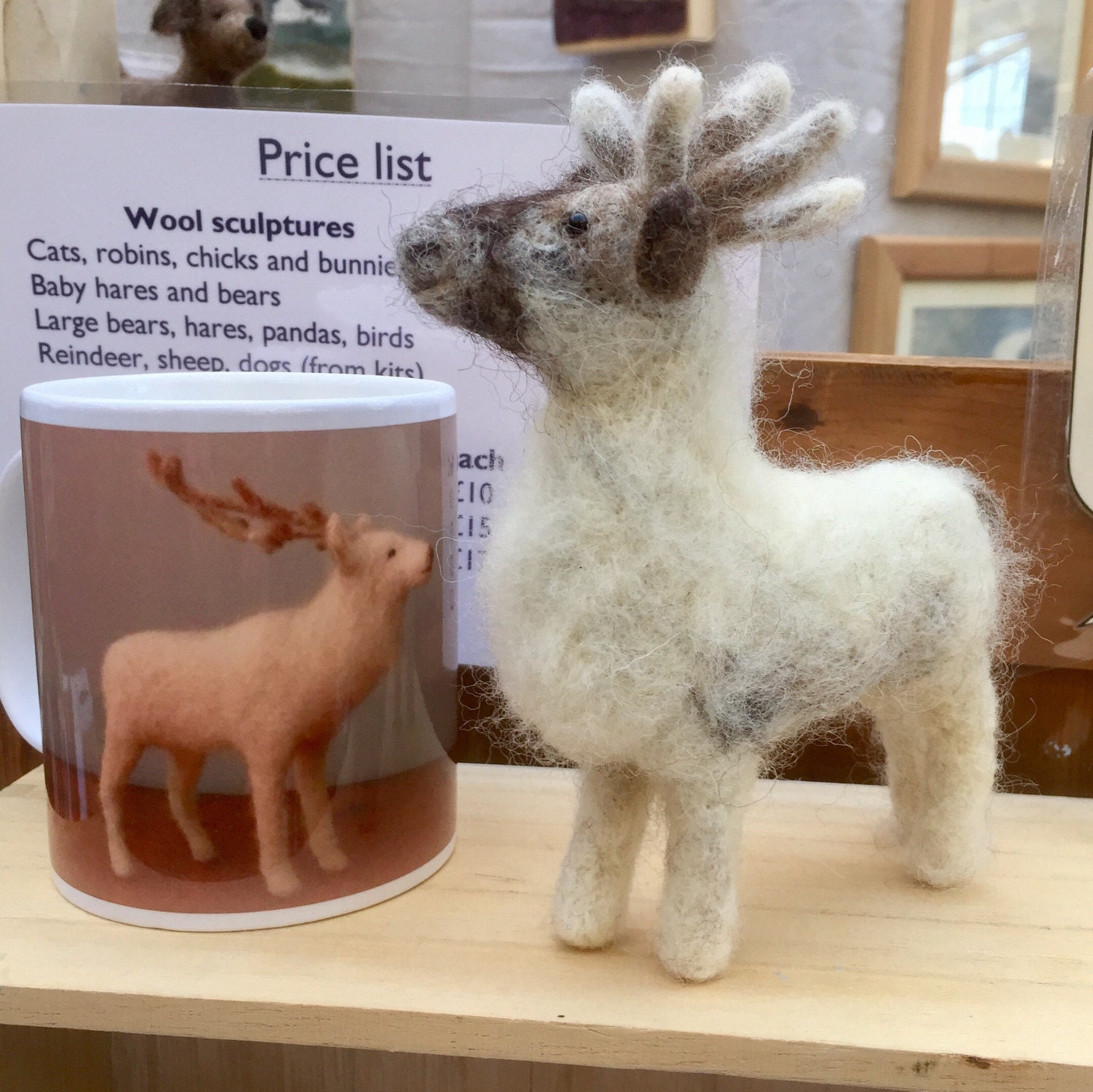 Reindeer needle felt kit