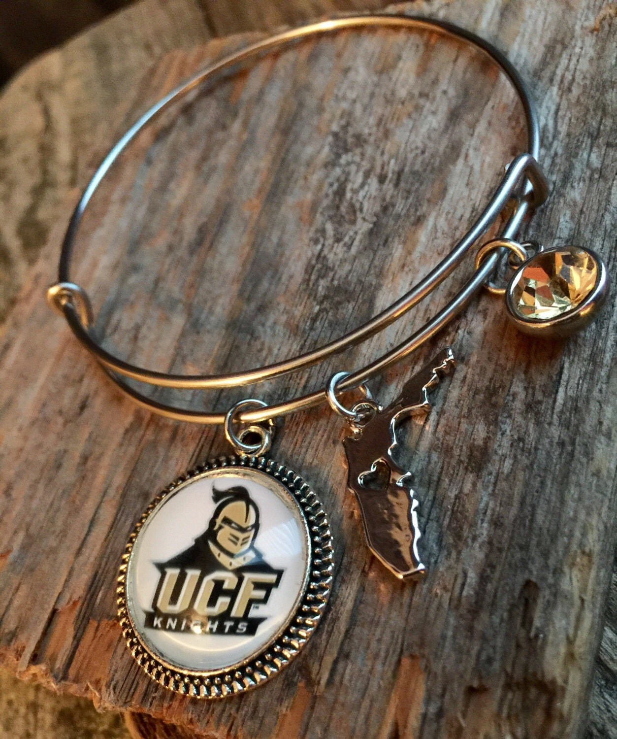 UCF Knights adjustable bracelet bangle expandable bangle