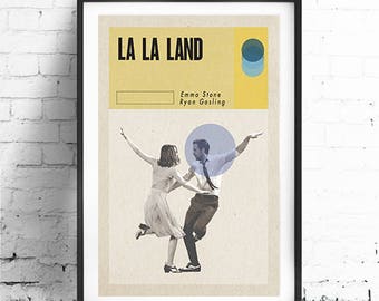 LA LA LAND, Original Art, Minimalist Movie Poster Print 13 x 19"