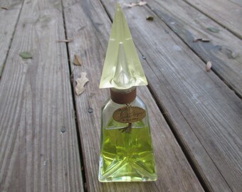 Giant Vintage Fantastique Dorsay EDT Perfume Store Display Bottle Factice Crystal bottle and Stopper Dummy Vanity Decor
