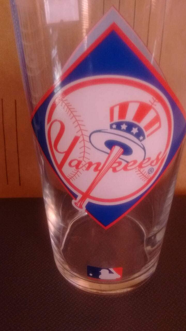 1994 Texaco New York Yankees Drinking Beverage Glass MLB
