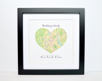 House warming Gift, New Home Gift, New Homeowner, Going Away Gift, New Home Decoration, Personalized Home Decor, Moving Gift, Relocating