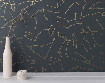 Zodiac Constellation Wall Decals - Star Decals, Unique Zodiac Gift, Vinyl Wall Decals, Star Wall Stickers, Zodiac Signs, Zodiac Wall Decals
