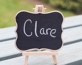 Tabletop Chalkboard on Easel
