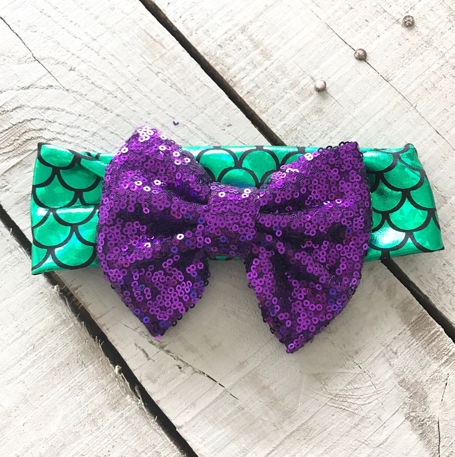 Mermaid Headband Mermaid Hair Piece Mermaid Baby Headband