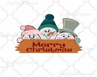 Peeking Snowman face SVG Snowmen SVG lady & man face SVG Halloween Svg File digital cut file Snowman svg, Dxf, Eps, Png Instant Download