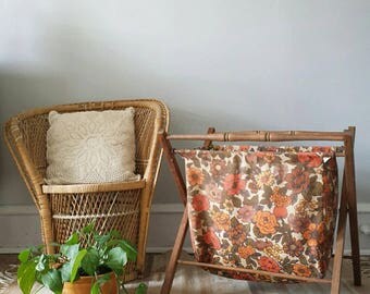 Fabric Basket Knitting Storage Sewing Organizer Folding Basket Knitting Caddy Sewing Storage Sewing Basket Knitting Basket Knitting Organize