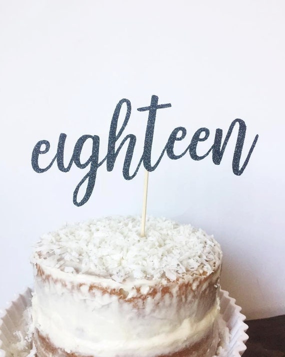 18th birthday cake topper Idea