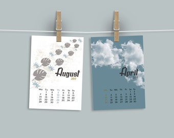 Rustic calendar | Etsy