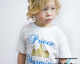 Prince charming shirt | Prince shirt | Prince t shirt | Cute boy shirt | Kids shirts | Boy coming home outfit | Boy clothes | Toddler shirts