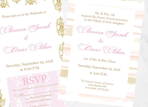 Nikah Wedding Invitations 5