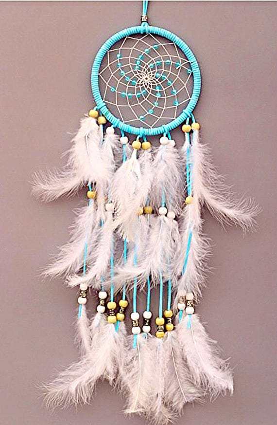 Dream Catcher Handmade Traditional Design Turquoise and