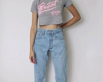 Vintage Levi's 501 Denim Jeans 29 | Levis 501 High Waist Denim Jeans | Light Blue Denim Jeans