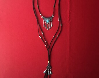 Boho Necklace, Ethnic Necklace, Bohemian Gypsy Style Necklace, Accessories