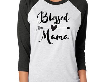 Blessed Mama Shirt, Blessed Mom Shirt, Blessed Mommy Shirt, Blessed Shirt, Blessed Arrow Shirt, Arrow Shirt, Mom Shirt