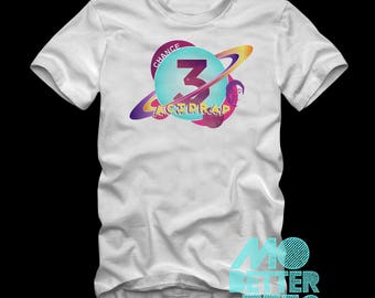 Custom Printed Chance The Rapper White theme Graphic T-Shirt Acid Rap