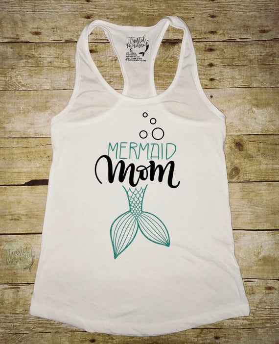 mermaid mom and dad shirt