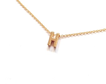 Letter "H" Bridesmaid Gift, Wedding Jewelry, Bridesmaid Gift, Gifts for Her, Letter Necklace, Initial Necklace