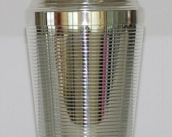Vintage Cocktail Shaker - Art Déco - Streamline - Germany - Carl Deffner - CDE - Barware - Design - silver plate