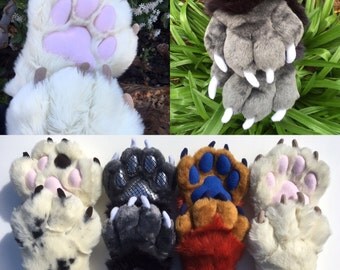 Custom "KITTEN MITTEN" Style Fursuit Hand Paws