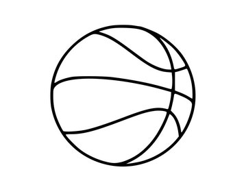 Basketball Outline 7