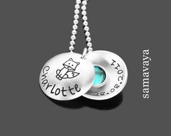 Name chain artful DODGER 925 Silver necklace for kids with engraving
