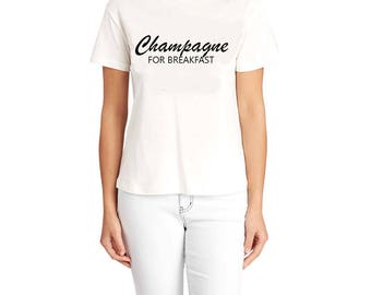 champagne for breakfast t shirt